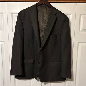 Men's Chaps Black and Gray Blazer/Sport Coat, 52R